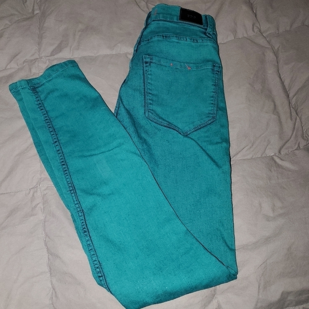 BDG Women's Skinny Jeans in Turquoise